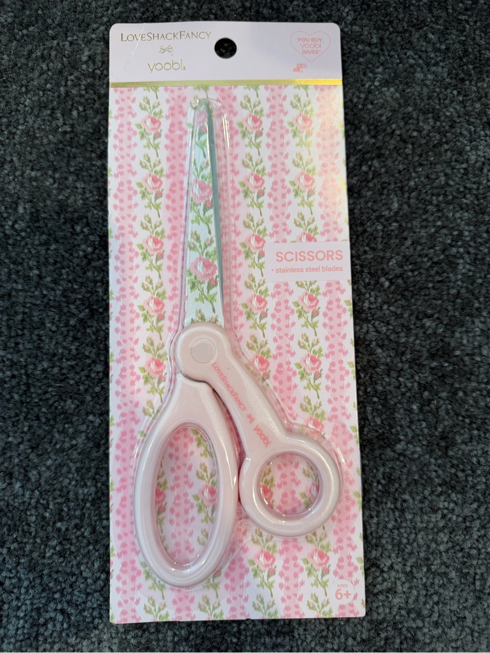 NEW LoveShackFancy Yoobi Floral Scissors